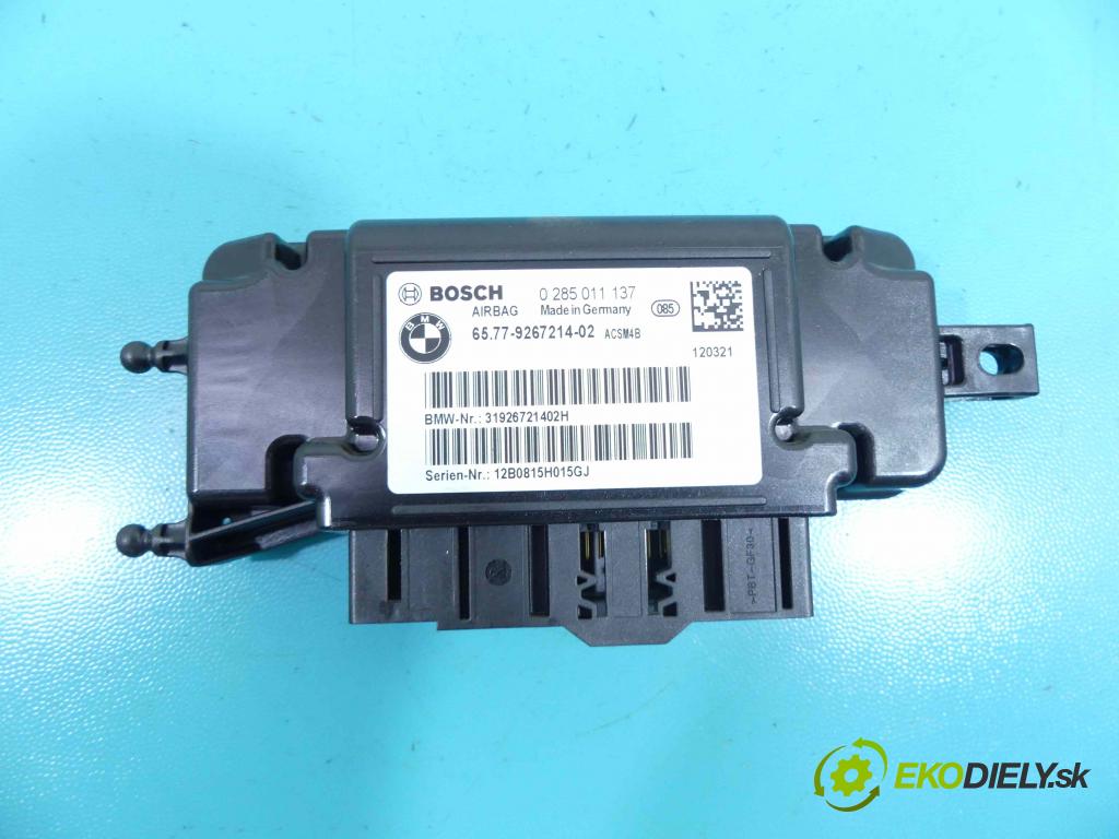 Bmw 3 F30 2011-2018 2.0d 116 HP manual 85 kW 1995 cm3 4- modul riadiaca jednotka 0285011137 (Ostatné)