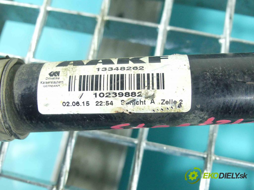 Opel Zafira C 2012-2019 Tourer 2.0 cdti 170 HP automatic 125 kW 1956 cm3 5- poloos pravé 13348262 (Poloosy)