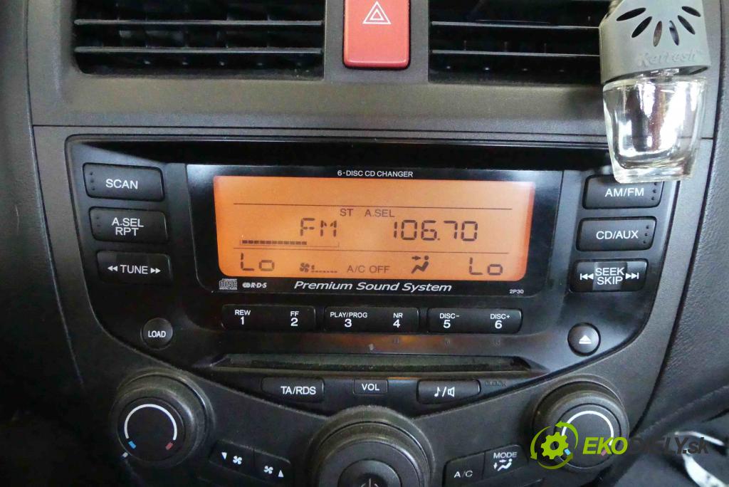 Honda Accord VII 2002-2008 2.4 16V 190 HP automatic 140 kW 2354 cm3 4- Radio originál 39050-SEA-G210-M1