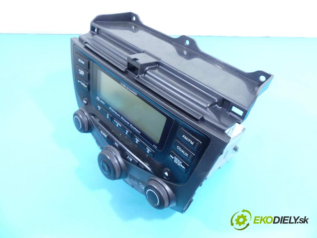 Honda Accord VII 2002-2008 2.4 16V 190 HP automatic 140 kW 2354 cm3 4- Radio originál 39050-SEA-G210-M1