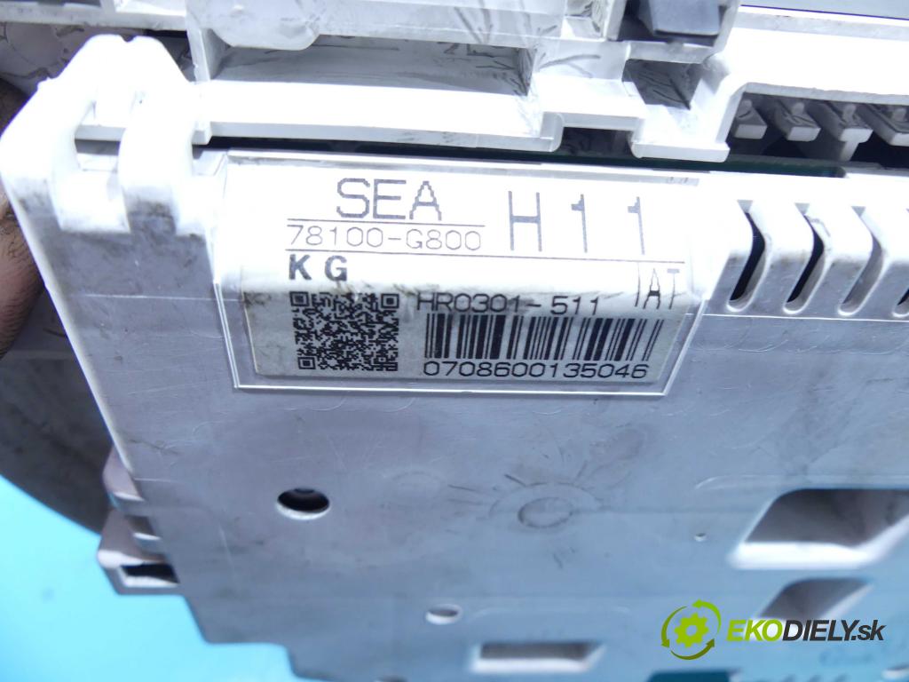 Honda Accord VII 2002-2008 2.4 16V 190 HP automatic 140 kW 2354 cm3 4- prístrojovka/ budíky 78100-G800 (Prístrojové dosky, displeje)