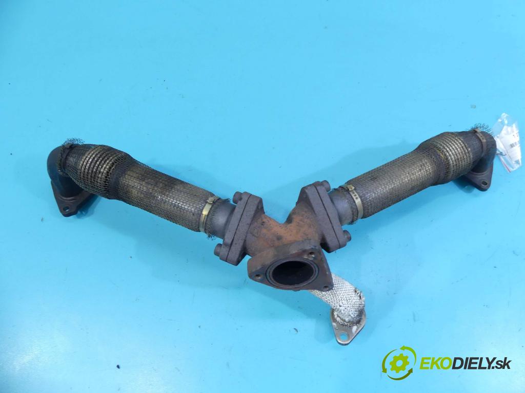 Audi Q7 2005-2015 3.0 tdi V6 232KM automatic 171 kW 2967 cm3 5- potrubí výfuk  (Výfukové potrubí)