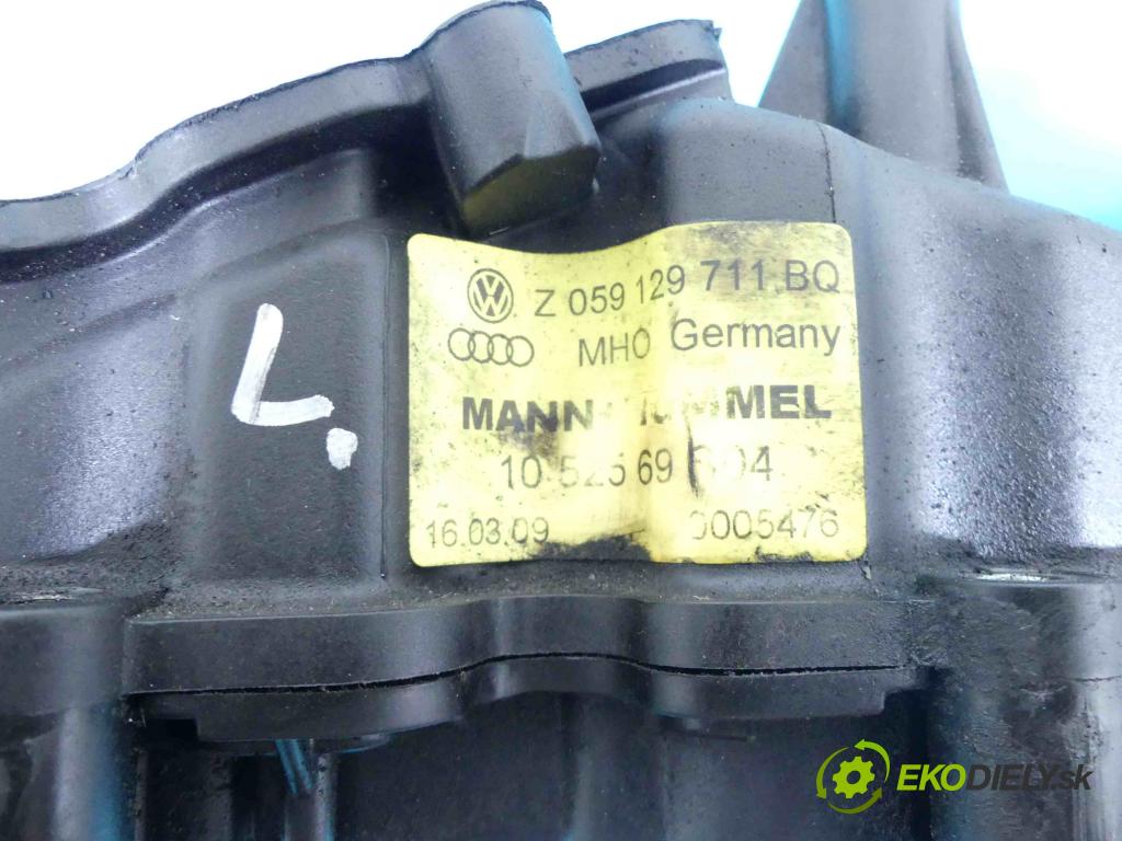 Audi Q7 2005-2015 3.0 tdi V6 232KM automatic 171 kW 2967 cm3 5- zvod nasávací 059129711BQ (Sacie potrubia)