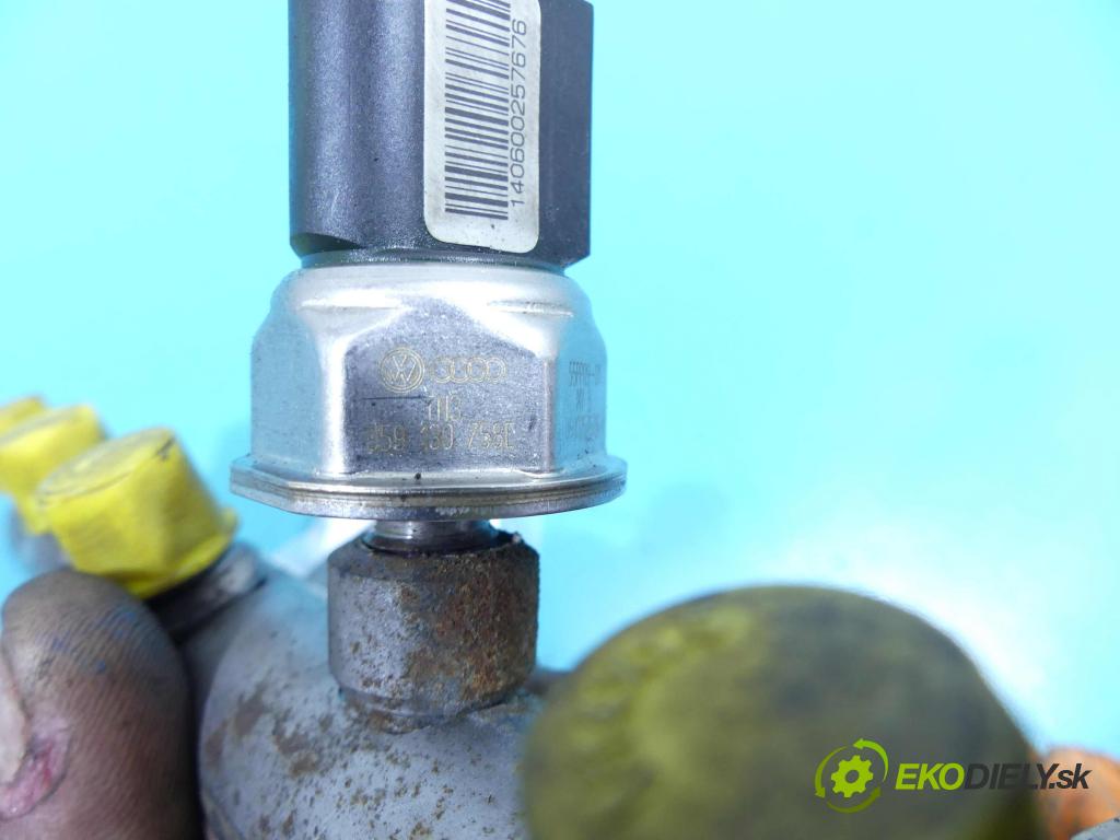 Audi Q7 2005-2015 3.0 tdi V6 232KM automatic 171 kW 2967 cm3 5- lišta vstrekovacia 059130089AB (Vstrekovacie lišty)