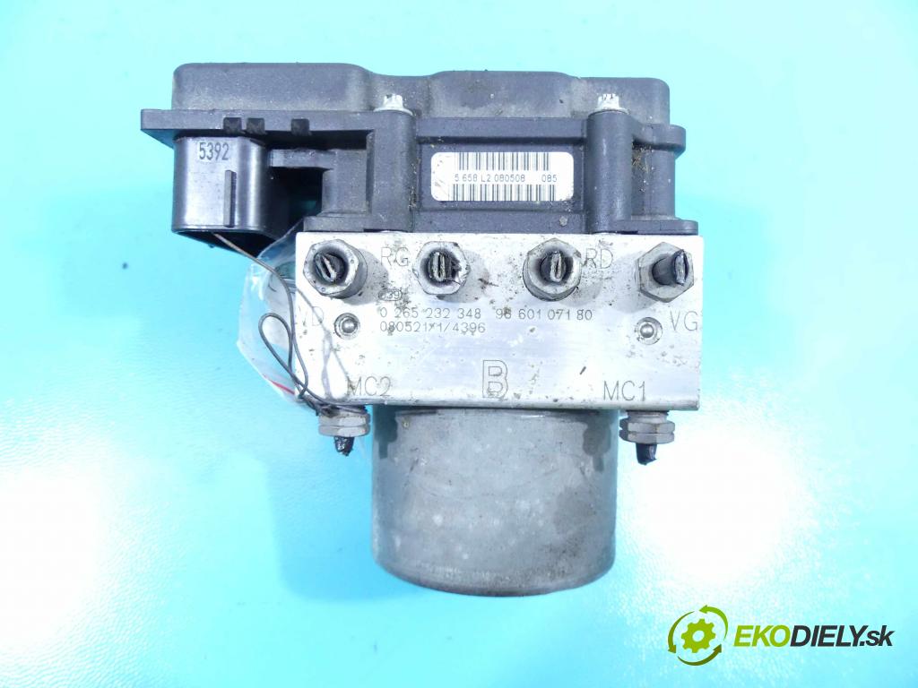 Peugeot 308 I 2007-2013 1.6 16v 120 HP manual 88 kW 1598 cm3 5- čerpadlo abs 9665734680 (Pumpy ABS)