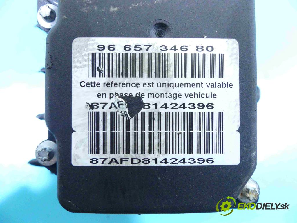Peugeot 308 I 2007-2013 1.6 16v 120 HP manual 88 kW 1598 cm3 5- čerpadlo abs 9665734680 (Pumpy ABS)