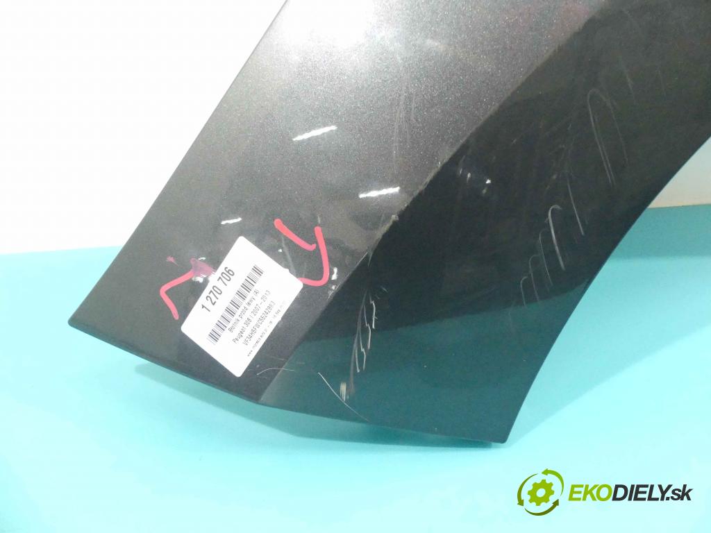 Peugeot 308 I 2007-2013 1.6 16v 120 hp manual 88 kW 1598 cm3 5- blatnik přední levý 9656738580