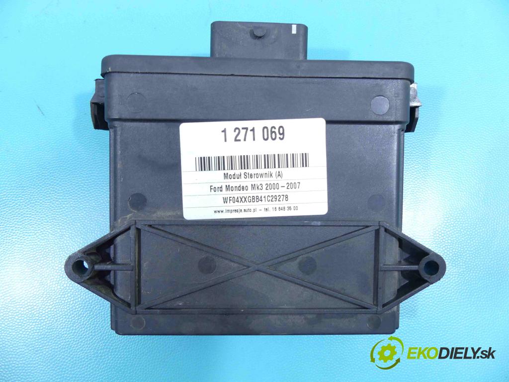 Ford Mondeo Mk3 2000-2007 1.8 16v 125 HP manual 92 kW 1798 cm3 4- modul riadiaca jednotka ZENIT (Ostatné)