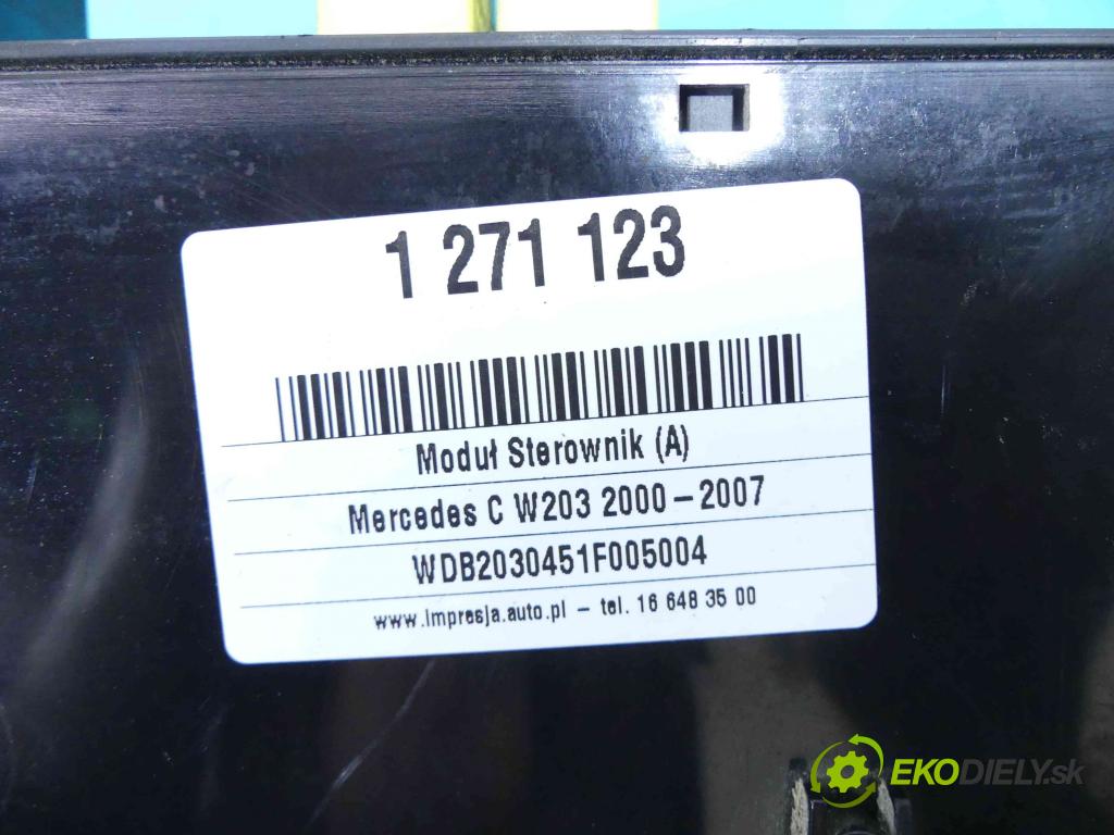 Mercedes C W203 2000-2007 2.0 kompressor 163 HP manual 120 kW 1998 cm3 4- modul riadiaca jednotka 2095450101 (Ostatné)