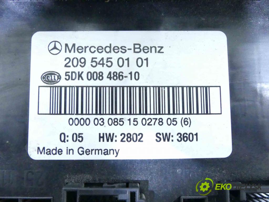 Mercedes C W203 2000-2007 2.0 kompressor 163 hp manual 120 kW 1998 cm3 4- modul řídící jednotka 2095450101 (Ostatní)