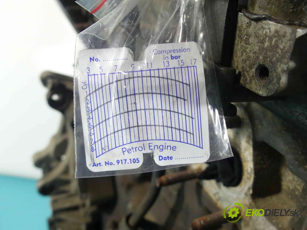 Peugeot 307 1.6 16v 109 hp manual 80 kW 1587 cm3 5- motor benzín NFU