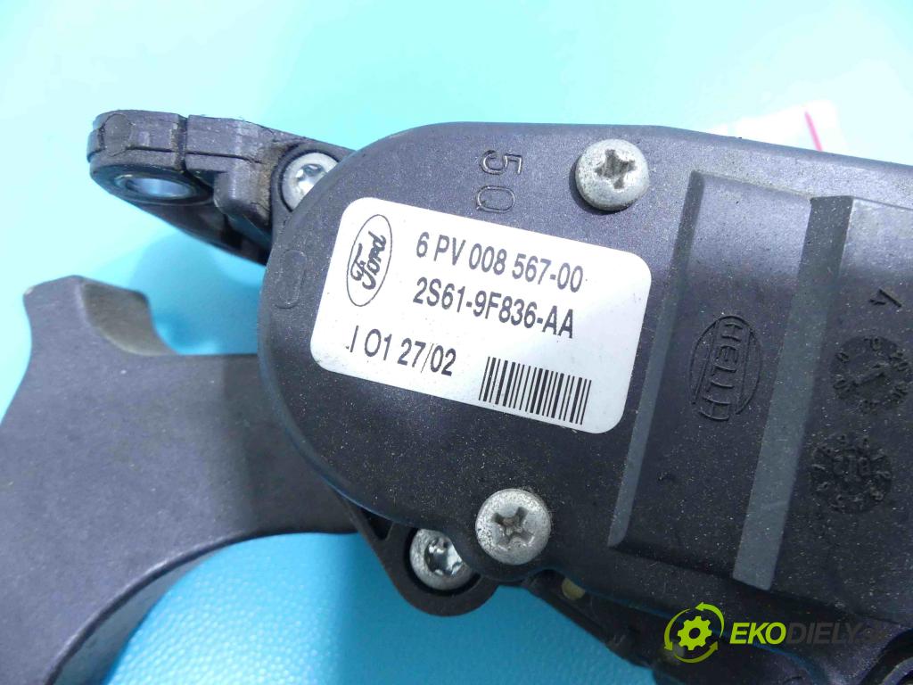 Ford Fiesta Mk6 2002-2008 1.4 tdci 68 HP manual 50 kW 1399 cm3 5- pedále 2S61-9F836-AA (Pedále)