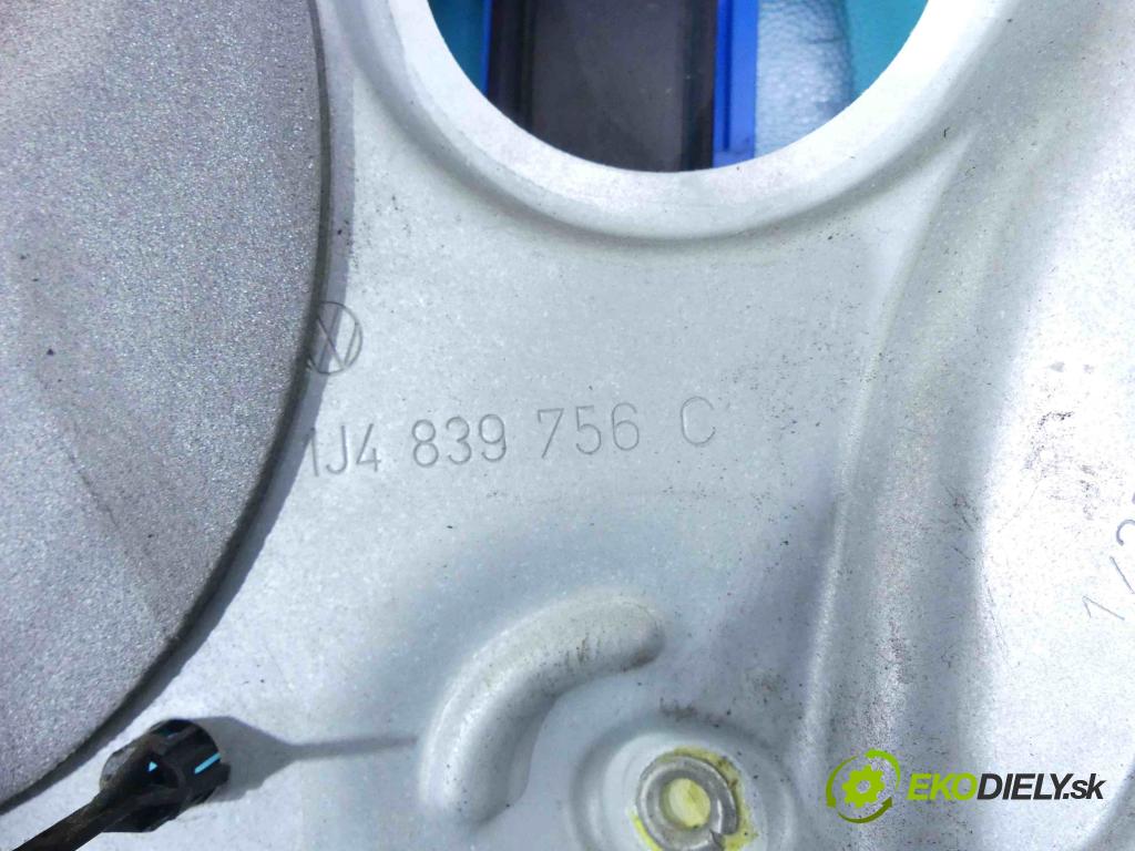 Vw Golf IV 1997-2003 1.9 sdi 64 hp manual 47 kW 1896 cm3 5- mechanismus stahování zadní pravý 1J4959812C