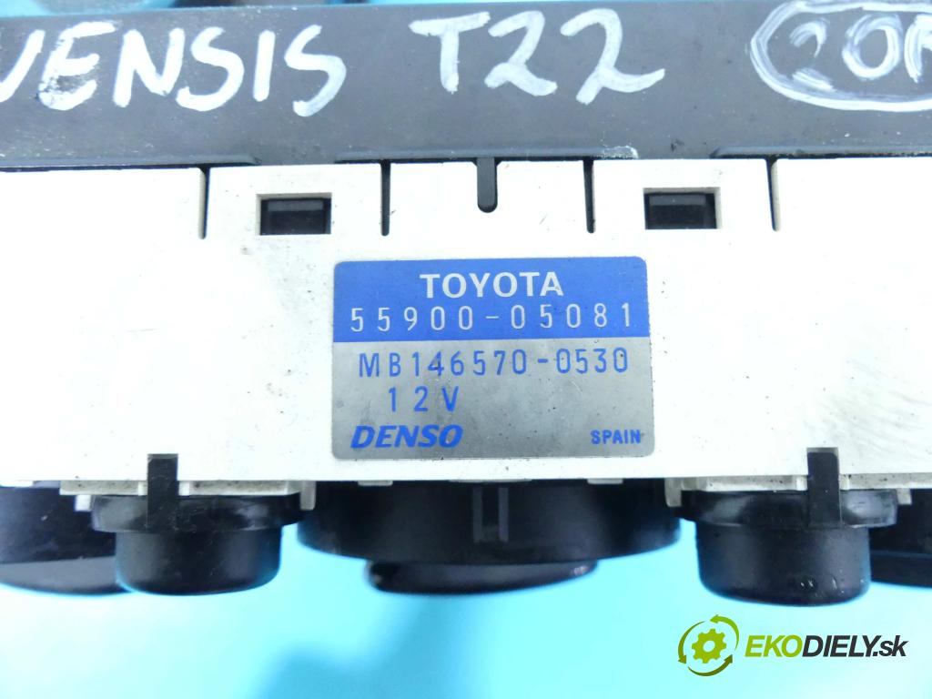 Toyota Avensis I T22 1997-2003 1.6 vvti 110 HP manual 81 kW 1598 cm3 4- panel kúrenia 55900-05081