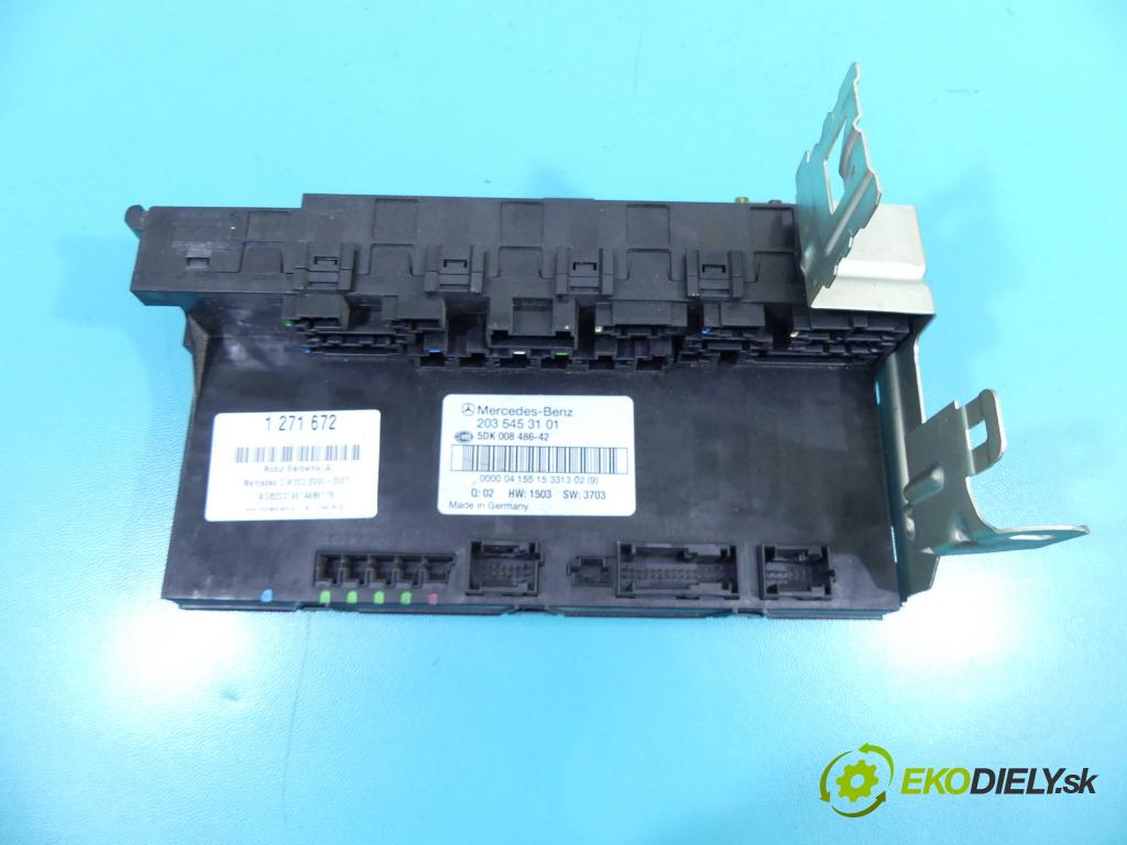 Mercedes C W203 2000-2007 1.8 16v 143 HP manual 105 kW 1796 cm3 3- modul riadiaca jednotka 2035453101 (Ostatné)