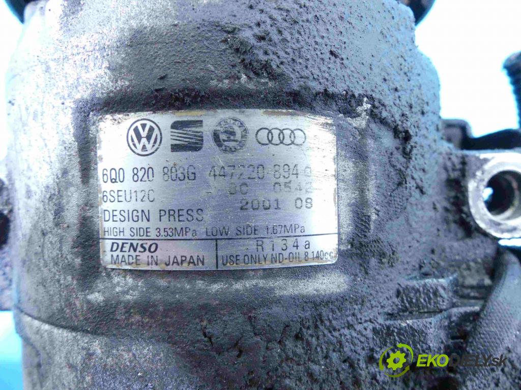 Vw Polo IV 9N 2001-2009 1.2 12v 64 hp manual 47 kW 1198 cm3 5- čerpadlo klíma 6Q0820803G