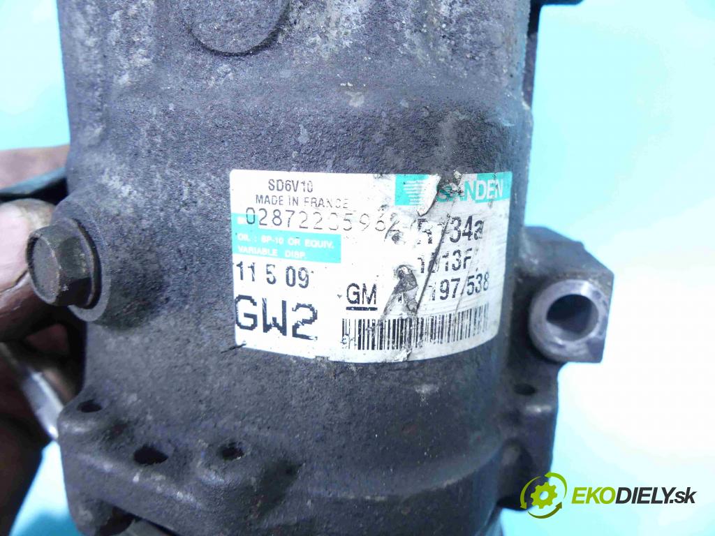 Opel Meriva A 2002-2010 1,3.0 cdti 75 HP manual 55 kW 1248 cm3 5- čerpadlo klimatizácie 02872285962