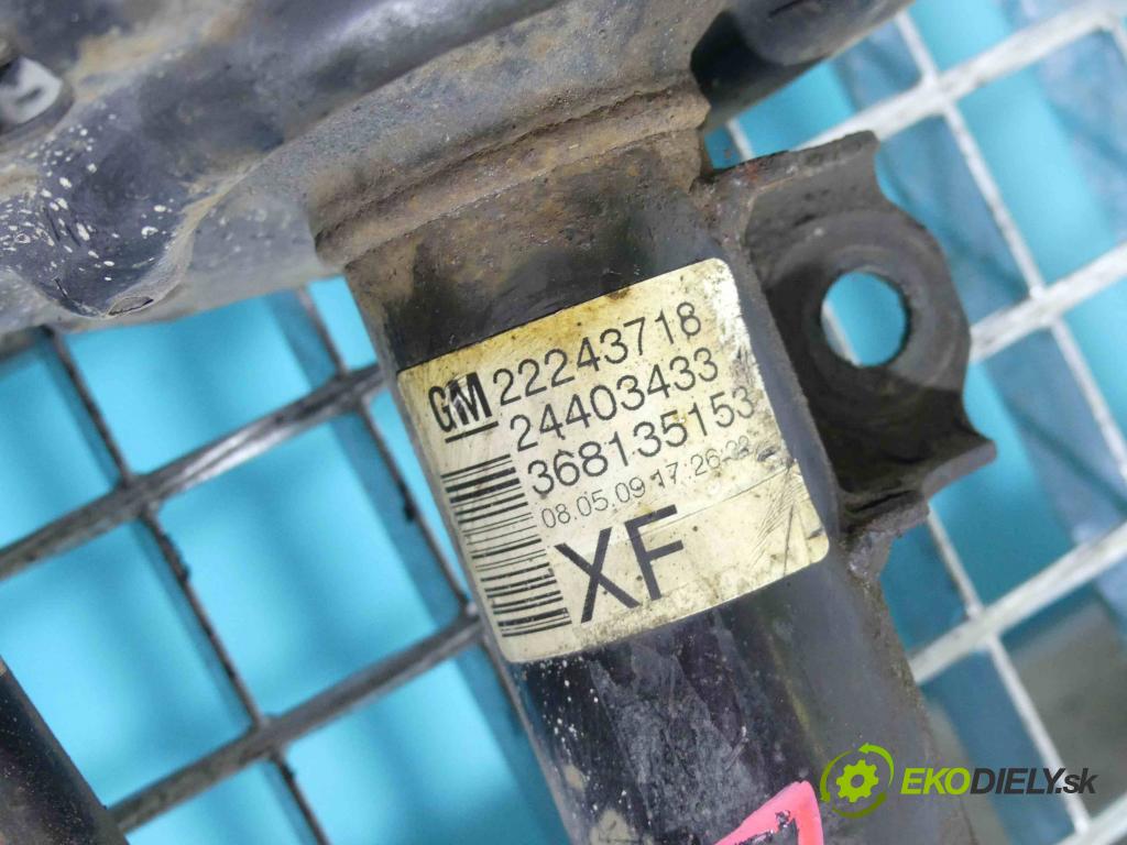 Opel Meriva A 2002-2010 1,3.0 cdti (Z13DTJ) 75 HP manual 55 kW 1248 cm3 5- tlmič predné ľavý 22243718 (Ostatné)