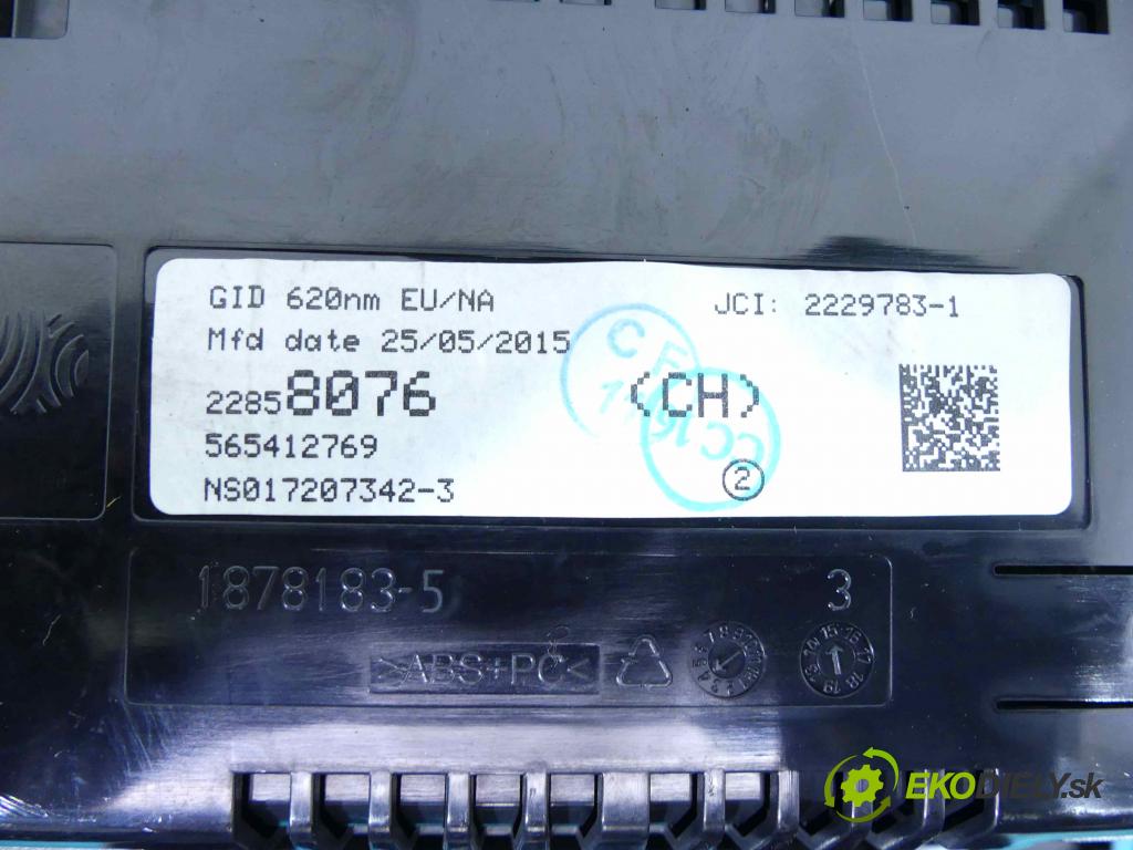Opel Astra IV 2009-2015 1.6 cdti 110 HP manual 81 kW 1598 cm3 5- Zobrazit: 22858076 (Prístrojové dosky, displeje)