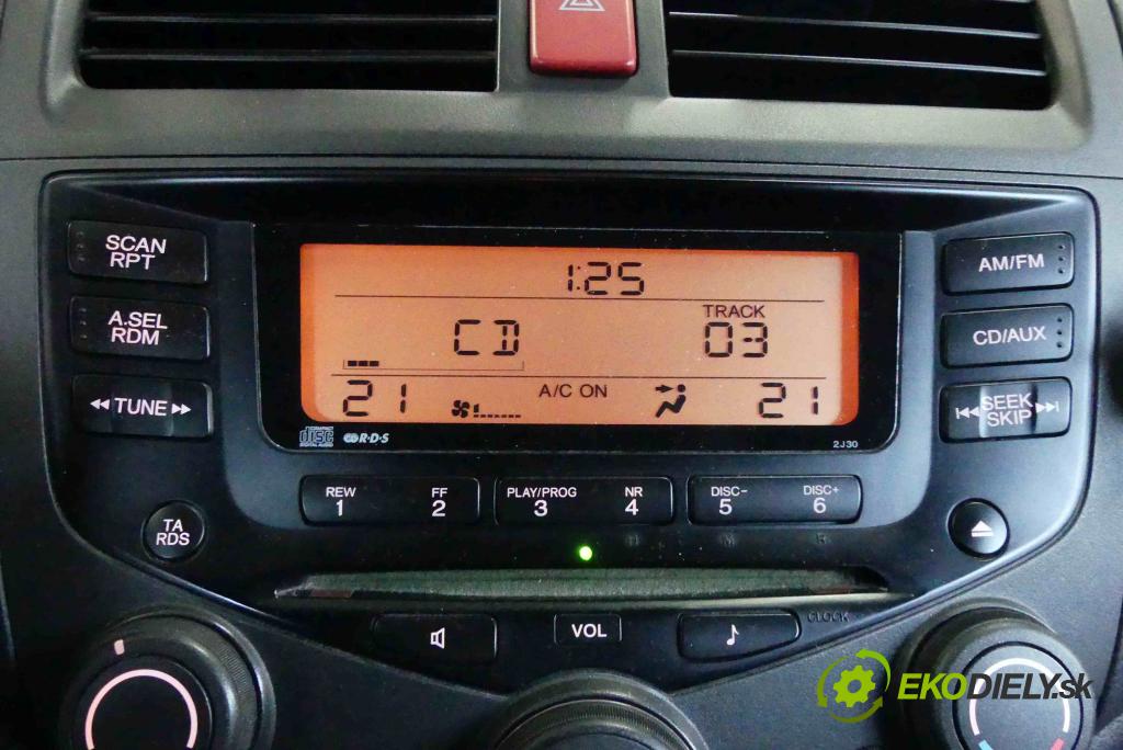 Honda Accord VII 2002-2008 2.0 16v 155 HP manual 114 kW 1998 cm3 4- Radio originál 39050-SEA-G110-M1