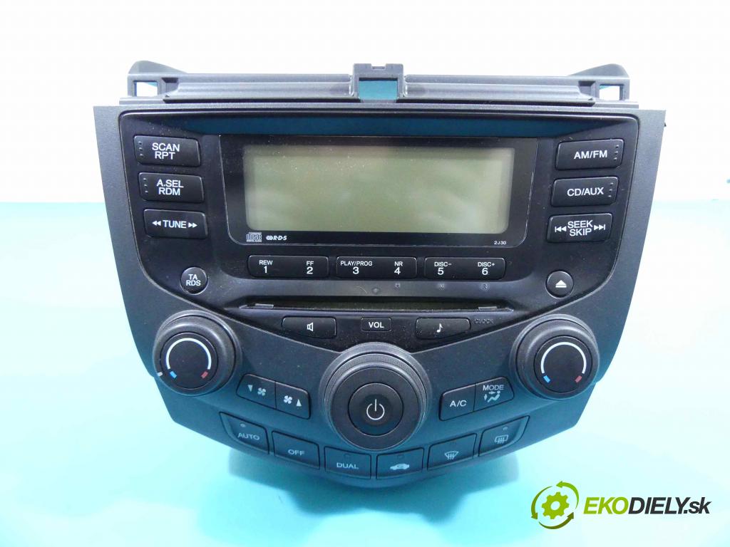 Honda Accord VII 2002-2008 2.0 16v 155 HP manual 114 kW 1998 cm3 4- Radio originál 39050-SEA-G110-M1