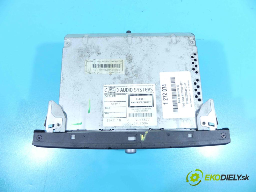 Ford Focus Mk2 2004-2011 1.6 tdci 109 HP manual 80 kW 1560 cm3 5- Radio originál VP7S7F-18C821-DA