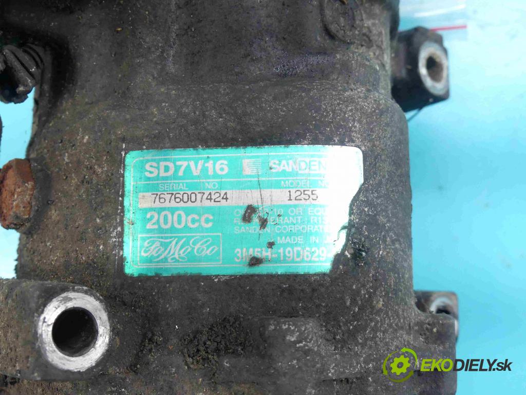 Ford Focus Mk2 2004-2011 1.6 tdci 109 HP manual 80 kW 1560 cm3 5- čerpadlo klimatizácie 7676007424