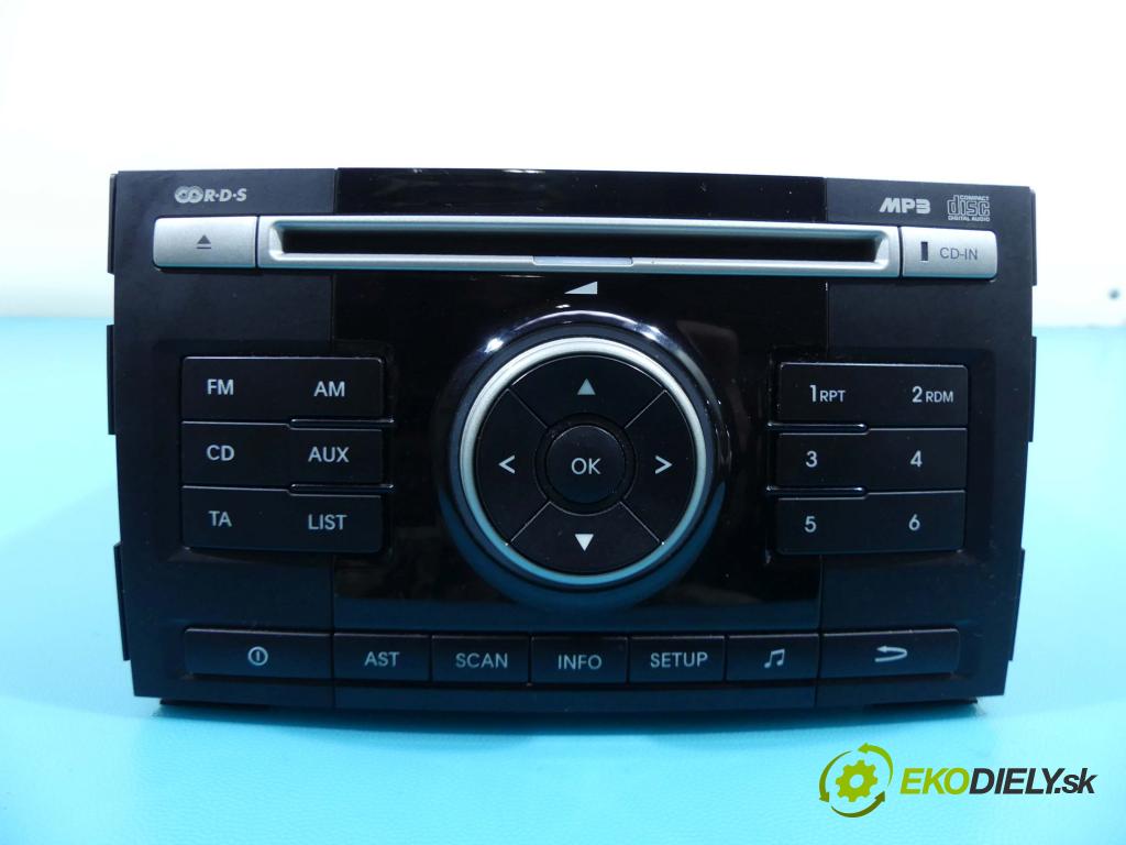 Kia Venga 1.4 16v (G4FA) 90 HP manual 66,2 kW 1396 cm3 5- Radio originál 96160-1P000