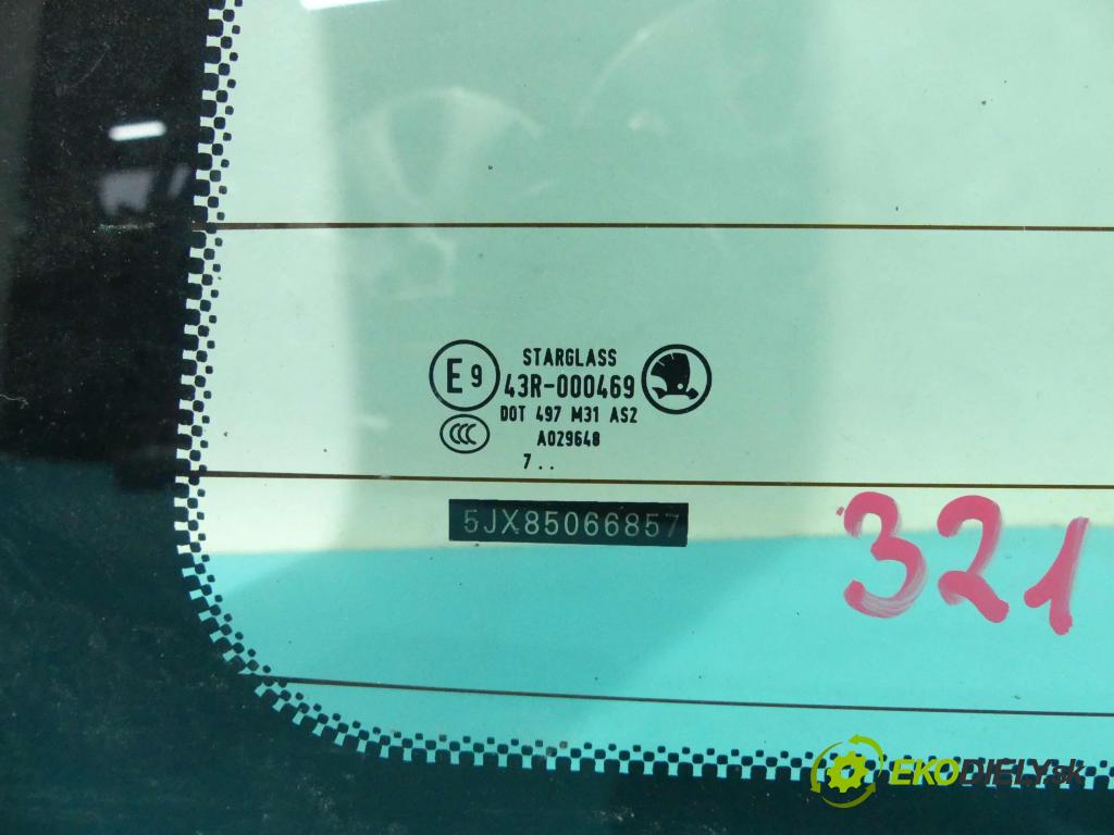 Skoda Roomster 1.4 tdi 80 hp manual 59 kW 1422 cm3 5- sklo zadní  (Okna zadní)