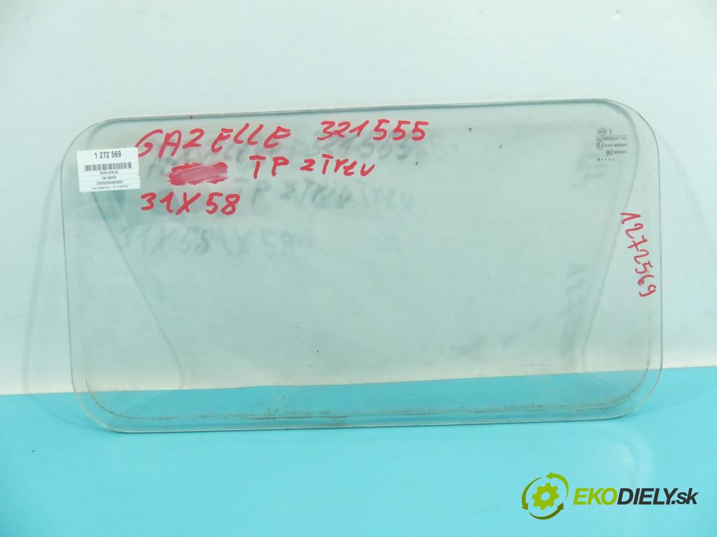 Gaz Gazelle 2.4 TD 90 hp manual 66 kW 2417 cm3 5- sklo zadní  (Okna zadní)