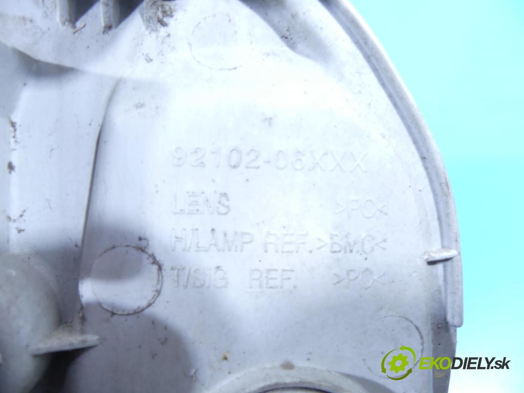 Hyundai Atos 1.0 58 HP manual 43 kW 999 cm3 5- Reflektor: pravý 92102-06XXX (Pravé)