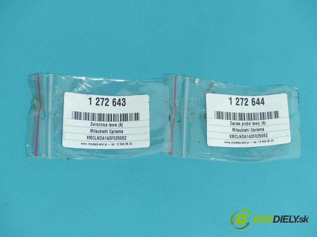 Mitsubishi Carisma 1.6 16v 103 HP manual 76 kW 1597 cm3 5- brzdič predné ľavý  (Ostatné)