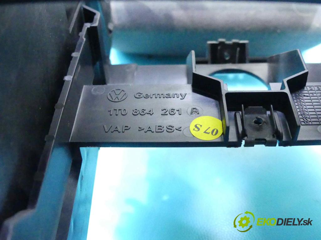 Vw Touran I 2003-2015 1.6 FSI 116 HP manual 85 kW 1598 cm3 5- operadlo 1T0864261B (Lakťové opierky)