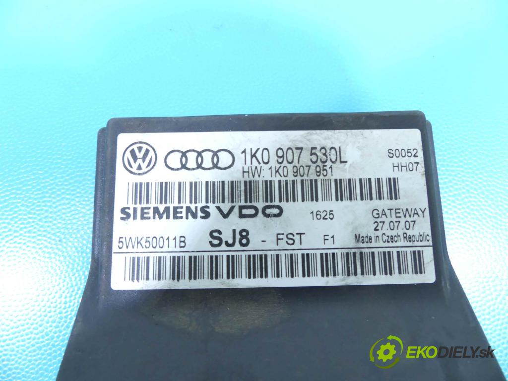 Audi A3 8P 2003-2012 1.9 TDI 105 HP manual 77 kW 1896 cm3 3- modul riadiaca jednotka 1K0907530L (Ostatné)
