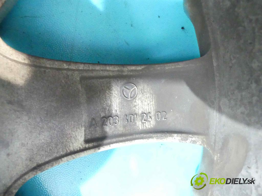 Mercedes C W203 2000-2007 1.8 16v 143 hp manual 105 kW 1796 cm3 3- hlinikové disky A2034012402