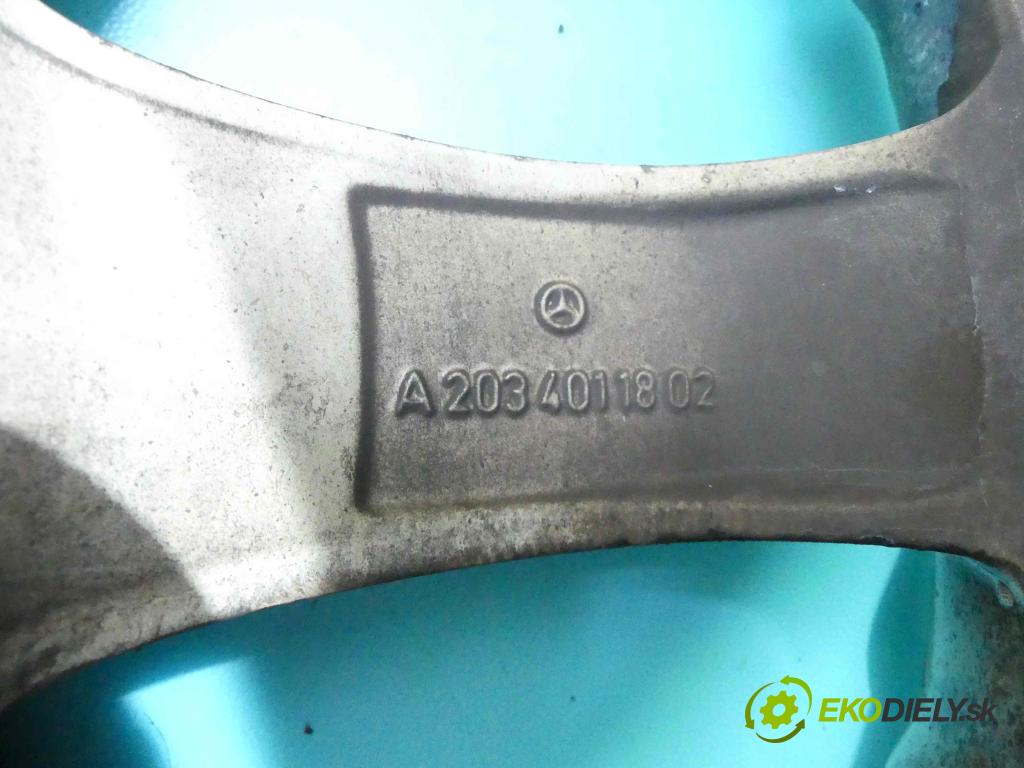 Mercedes C W203 2000-2007 1.8 16v 143 hp manual 105 kW 1796 cm3 3- hlinikové disky A2034011802