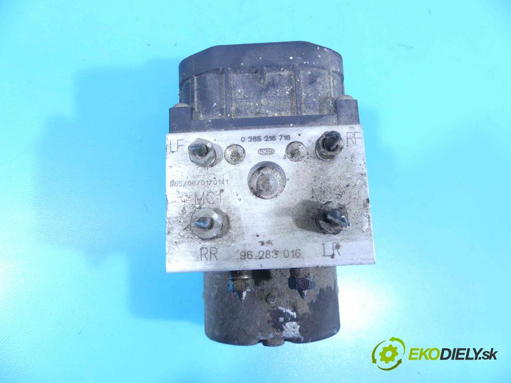 Daewoo Nubira II 1999-2003 1.6 16v 106 HP manual 78 kW 1598 cm3 4- čerpadlo abs 0273004431 (Pumpy ABS)