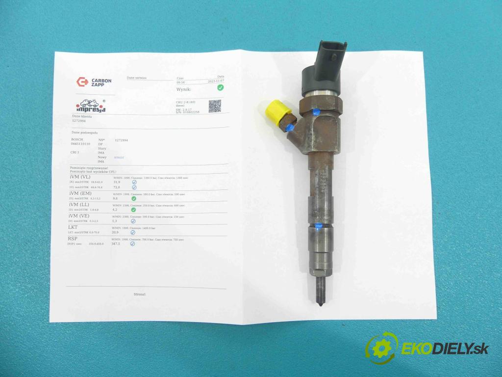 Renault Scenic II 2003-2009 1.9 dci 120 HP manual 88 kW 1870 cm3 5- vstrek 0445110110 (Vstrekovače)