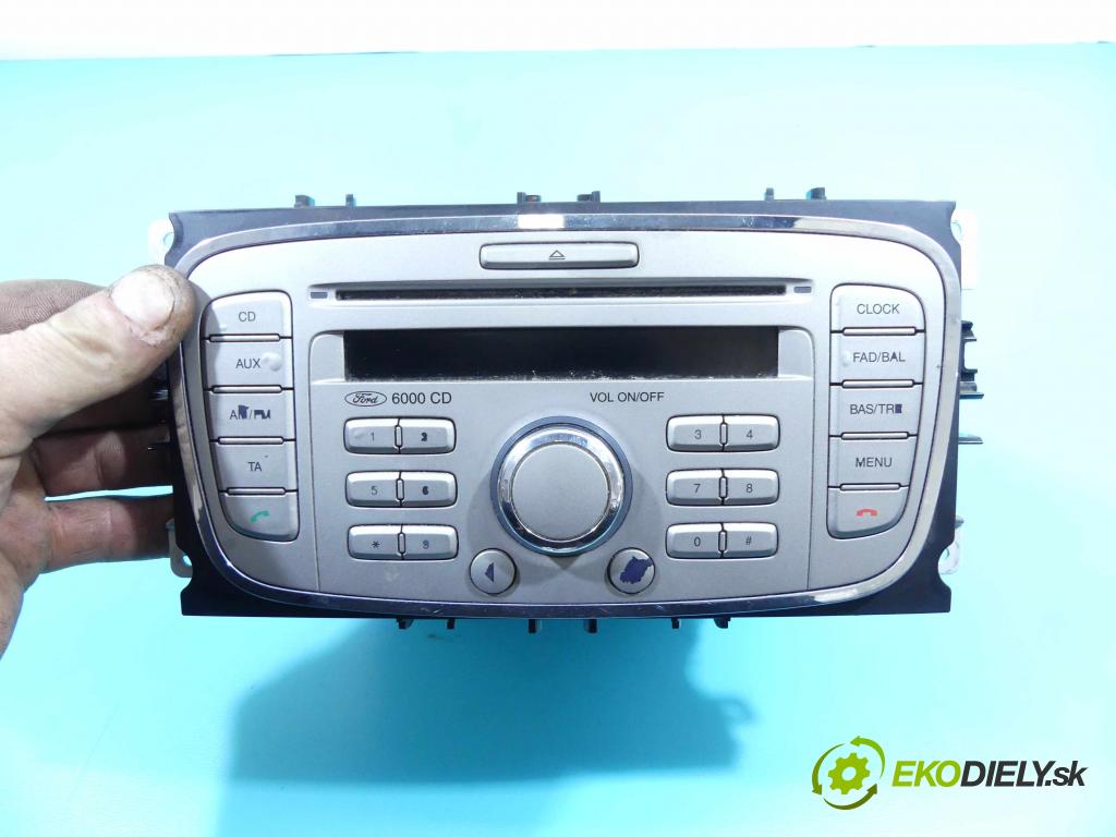 Ford Mondeo Mk4 2007-2014 1.8 tdci 125 HP manual 92 kW 1753 cm3 4- Radio originál 7S7T-18C815-BA