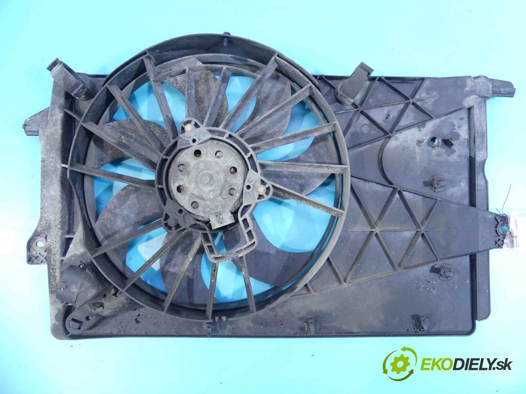 Opel Meriva A 2002-2010 1.4 16v 90 HP manual 66 kW 1364 cm3 5- Ventilátor chladiča 13187209