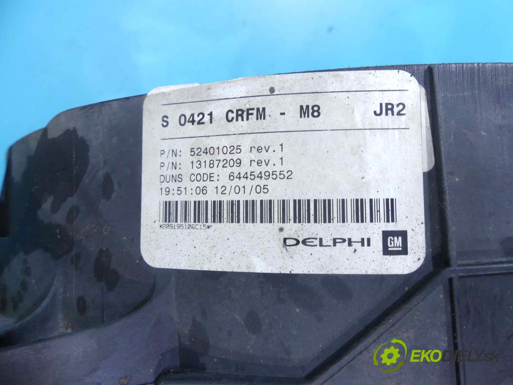 Opel Meriva A 2002-2010 1.4 16v 90 HP manual 66 kW 1364 cm3 5- Ventilátor chladiča 13187209