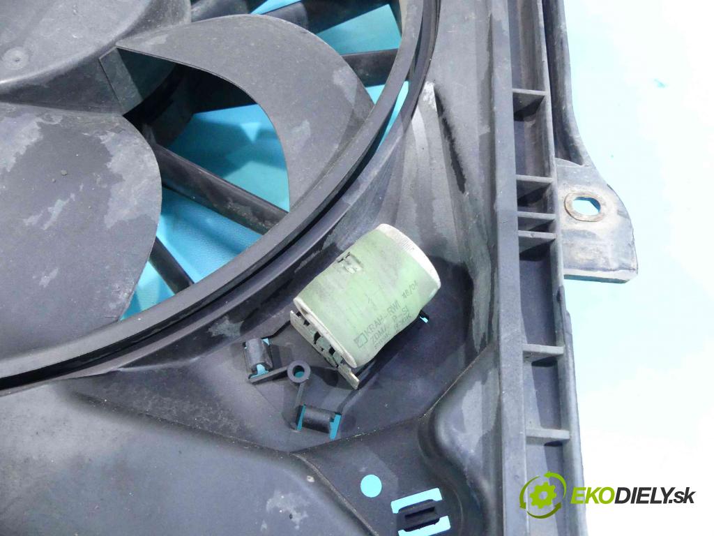 Opel Meriva A 2002-2010 1.4 16v 90 HP manual 66 kW 1364 cm3 5- Ventilátor chladiča 13187209