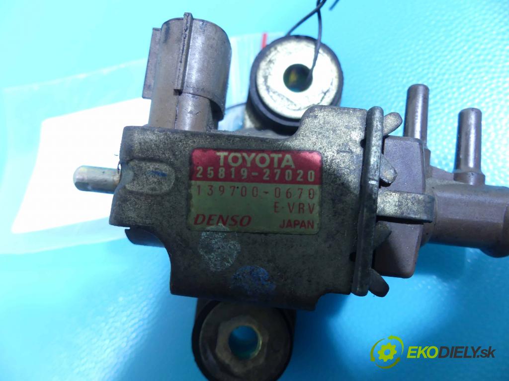 Toyota Corolla E12 2001-2009 2.0 D4D 90 HP manual 66 kW 1995 cm3 5- ventil podtlaku 25819-27020 (Ventily)