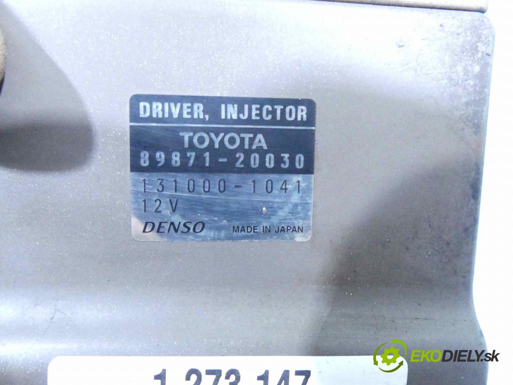 Toyota Corolla E12 2001-2009 2.0 D4D 90 HP manual 66 kW 1995 cm3 5- modul riadiaca jednotka 89871-20030 (Ostatné)