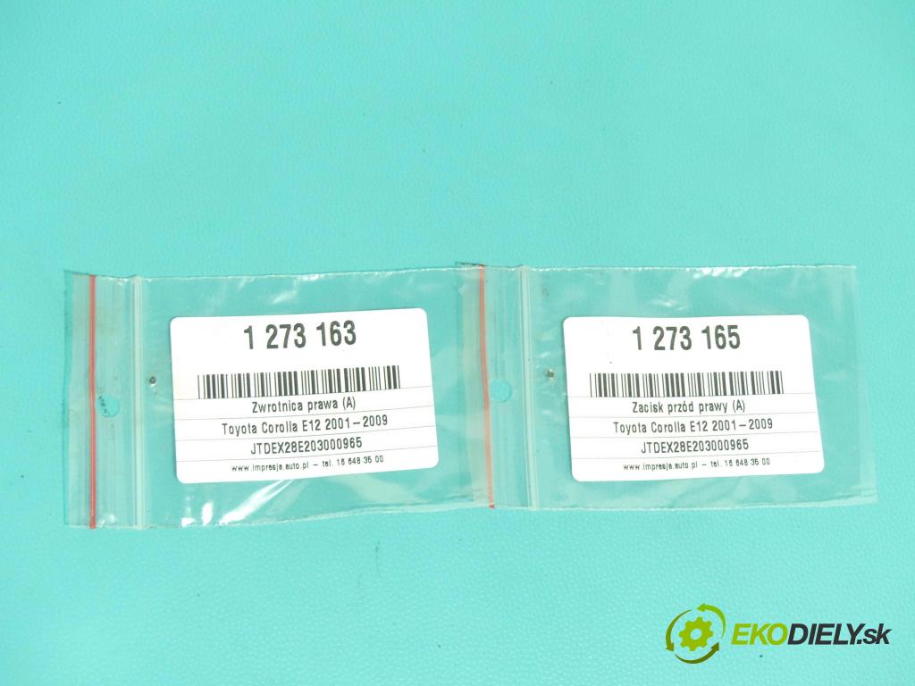 Toyota Corolla E12 2001-2009 2.0 D4D 90 HP manual 66 kW 1995 cm3 5- náboj pravé  (Náboje)