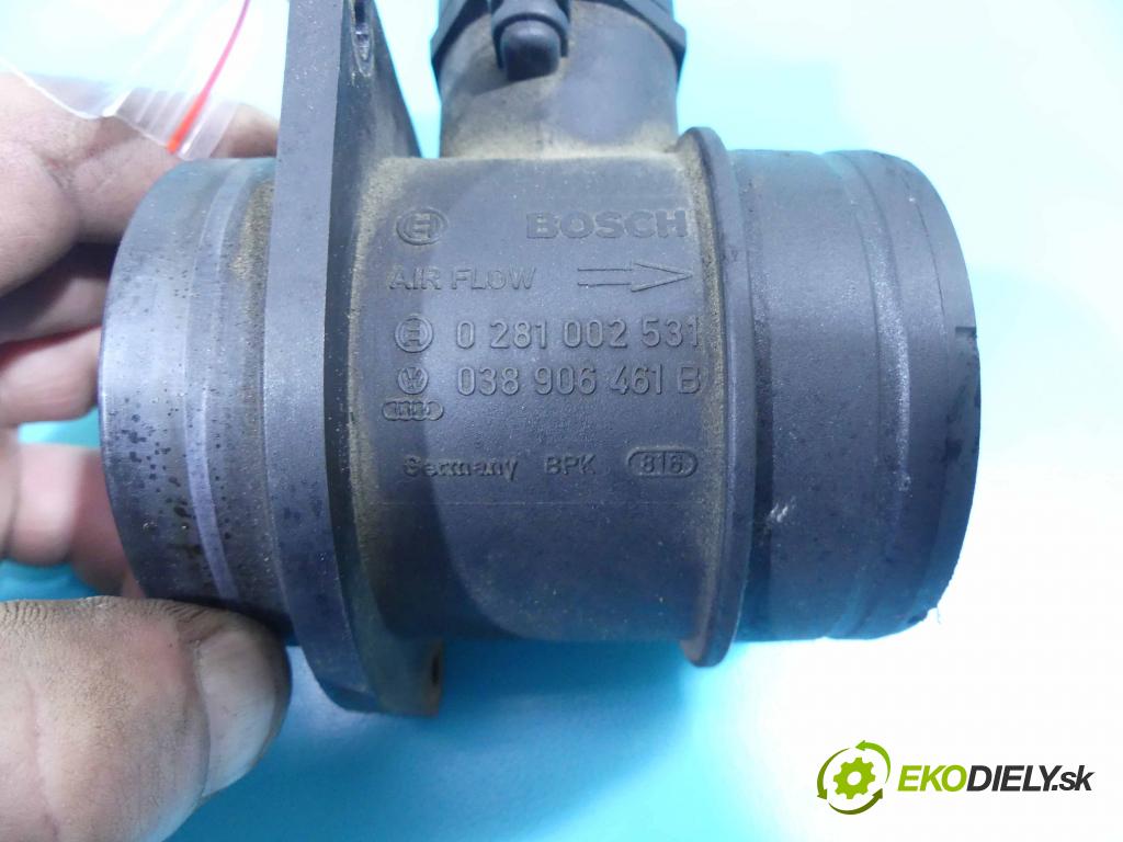Skoda Roomster 1.4 tdi 80 HP manual 59 kW 1422 cm3 5- průtokoměr: 0281002531 (Váhy vzduchu)