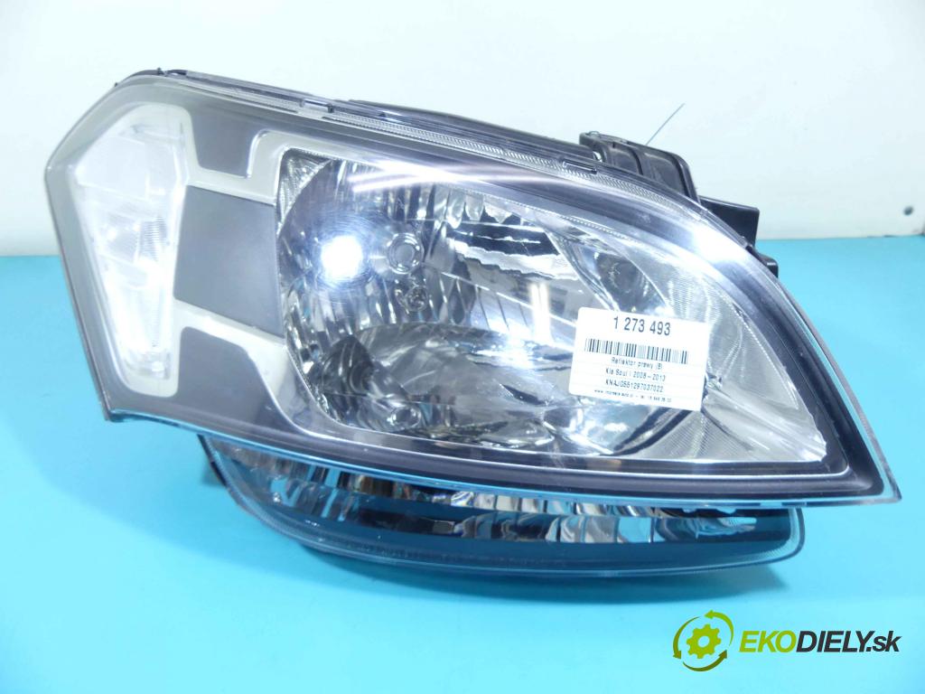 Kia Soul I 2008-2013 1.6 16v 126 HP manual 93 kW 1591 cm3 5- Reflektor: pravý 92102-2KXXX (Pravé)