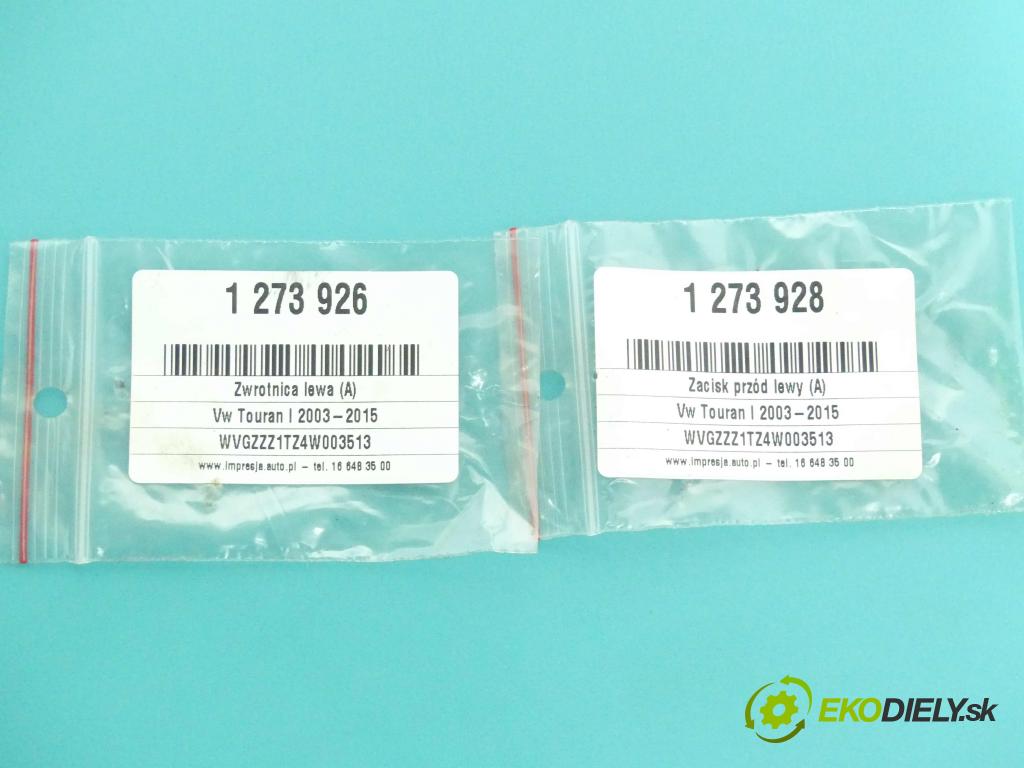 Vw Touran I 2003-2015 1.6 FSI 116 HP manual 85 kW 1598 cm3 5- náboj ľavé  (Náboje)