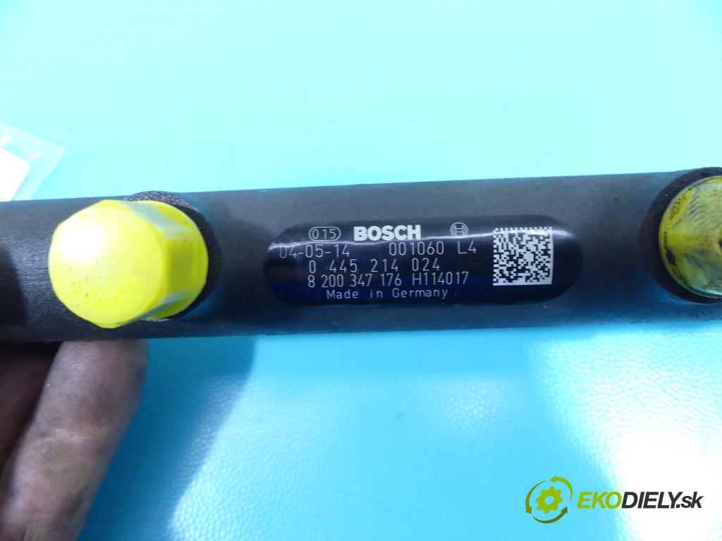 Renault Laguna II 2001-2007 1.9 dci 120 HP manual 88 kW 1870 cm3 5- lišta vstrekovacia 0445214024 (Vstrekovacie lišty)