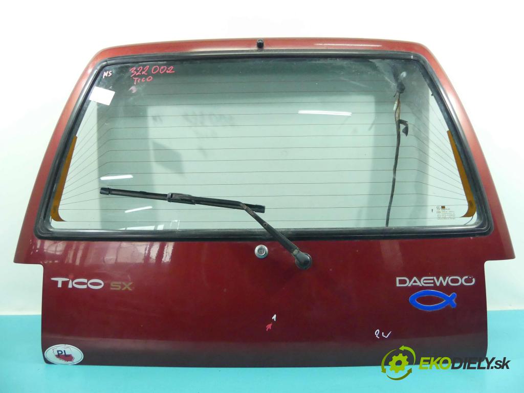 Daewoo Tico 0.8b 0KM manual  796 cm3 5- zadní kufrové dveře  (Zadní kapoty)